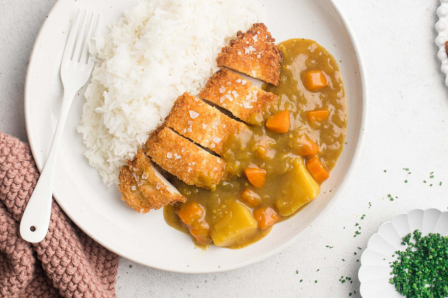 Chicken katsu curry
