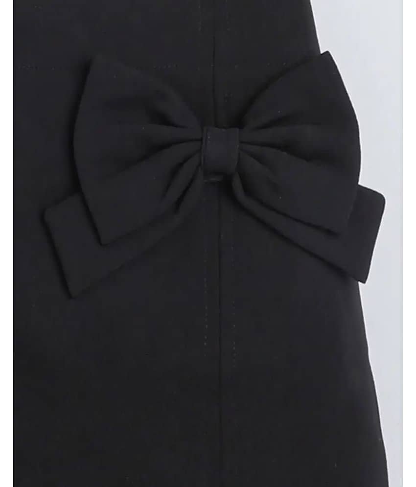 Addyvero Pack of 1 Girls Cotton Blend Straight Skirt ( Black ) view 2
