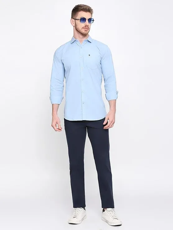 Grandstitch Men Regular Fit Solid Spread Collar Casual Shirt view 2