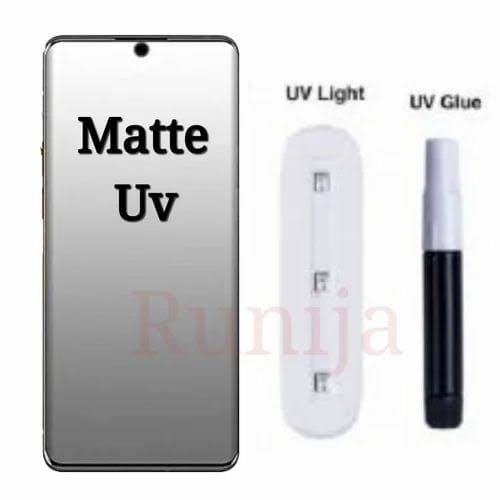 Runija Matte Uv Tempered Glass For Edge Mobile view 2