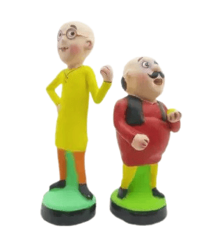 Motu Patlu Action Figures | 2-Pack | 5 Inches Tall view 2