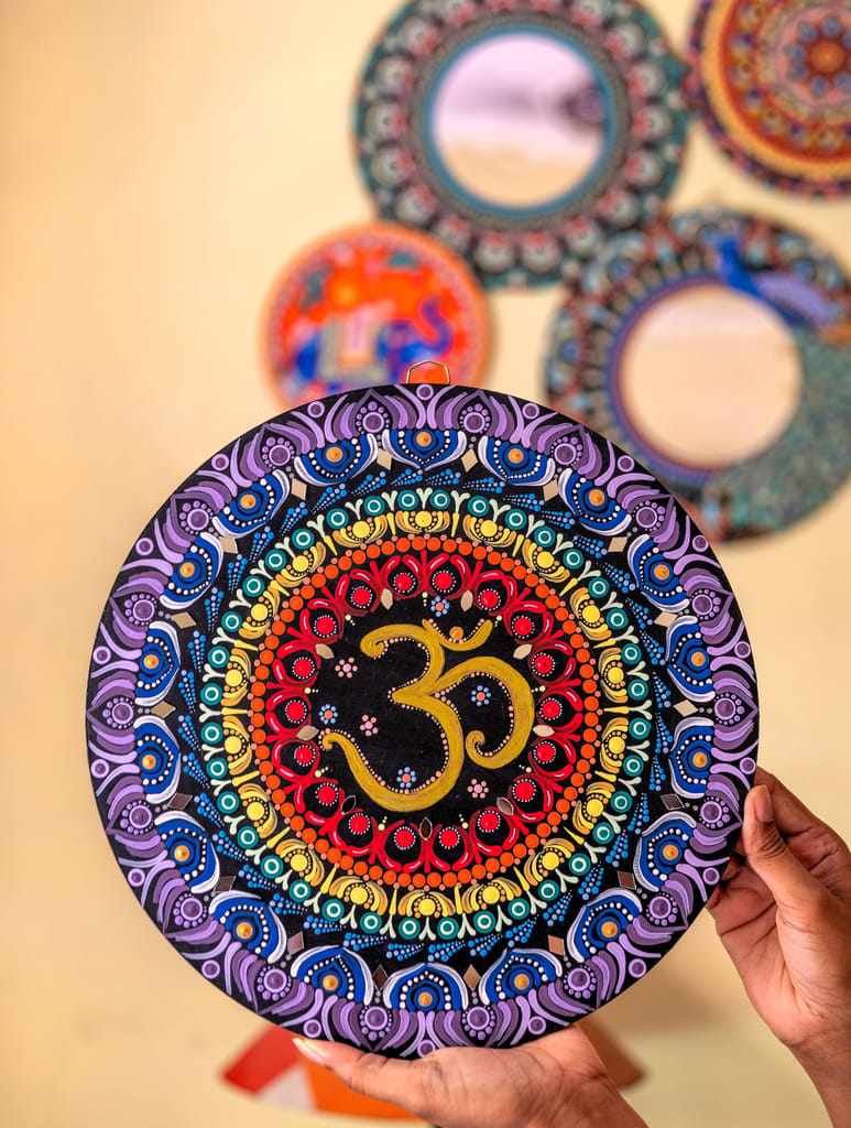 Healing Chakra Mandala Wall Hanging view 2