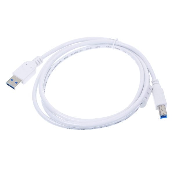 USB Printer cable 1.5M 2.0V (White) view 2