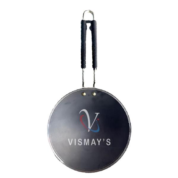 VISMAY'S Pure Iron 9.5 inch Roti Tawa (Stainless Steel Handle) view 2
