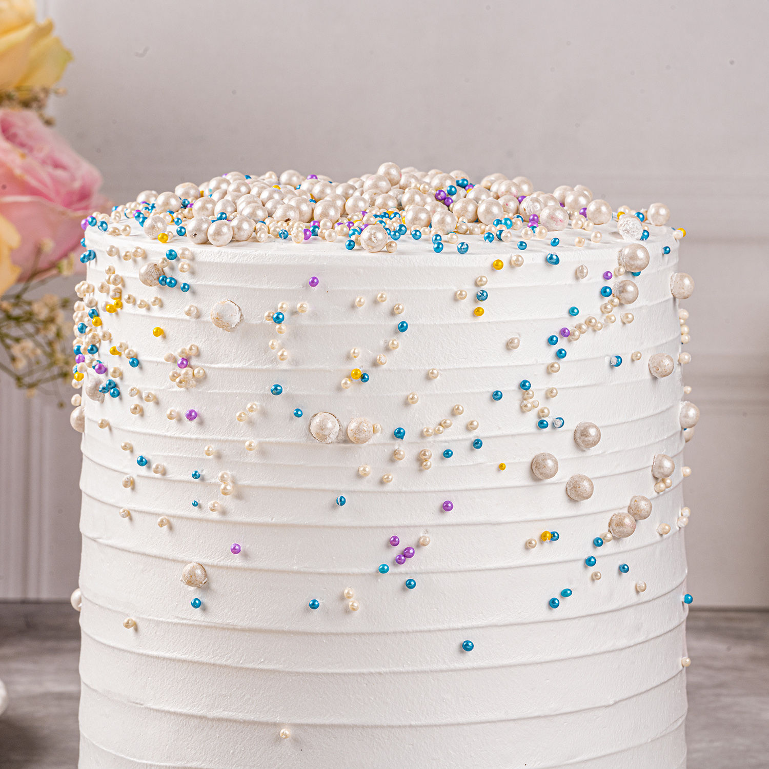 Celebration Confetti Chocolate Cream Cake 1 Kg view 2