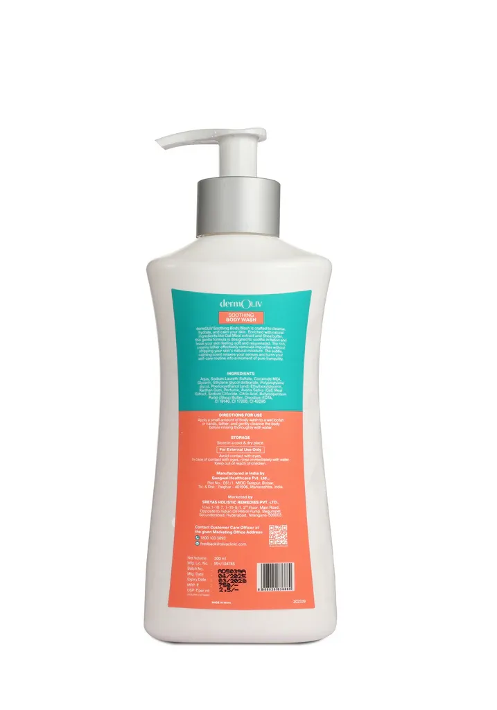 Oliva Soothing Body Wash – Hydrate, Calm & Cleanse view 2