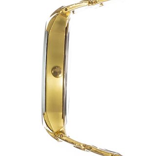Iik Collection Golden Steel Analog Watch view 2