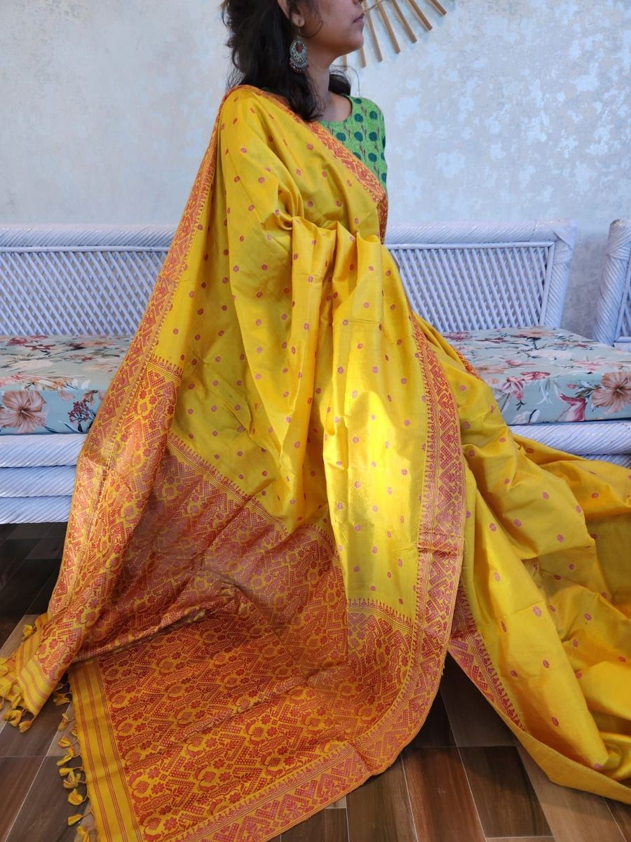 Mullberry Silk Saree view 2