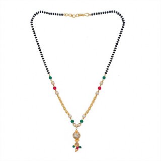 Arch Fashion Gold Plated Brass Copper Festive/Designer Mangalsutra view 2