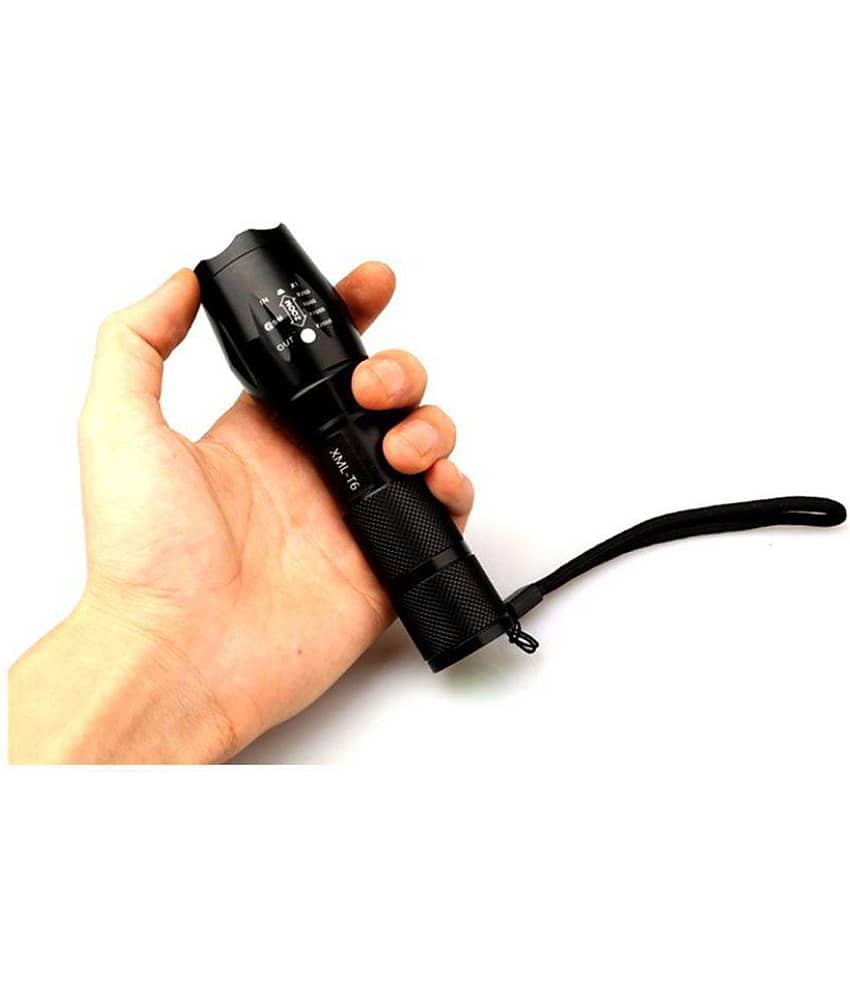 SHB 5W Flashlight Torch 5 modes Waterproof Cree Bright Zoom LED Torches - Pack of 1 view 2