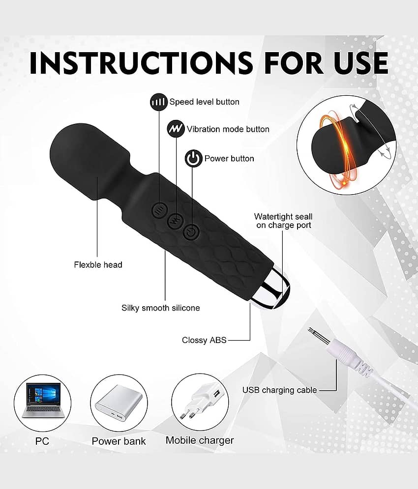 Amz Deals Full Body Massager Portable Ultrasonic Massager view 2