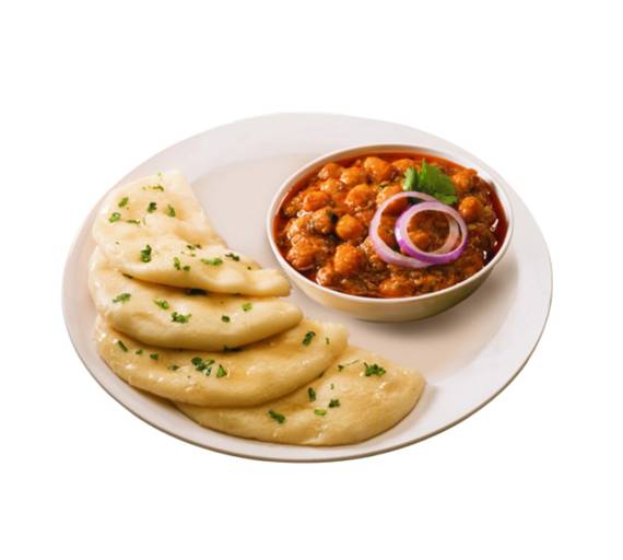 Chole mix amritsari kulcha