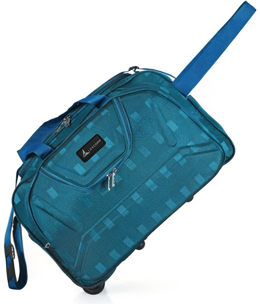 LEXCORP 55 Ltrs Purple Polyester Duffle Bag view 2