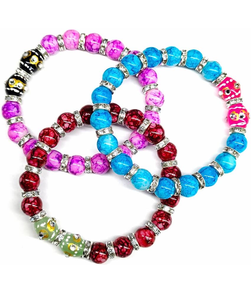 DAIVYA WELLNESS - Multicolor Bracelet ( Pack of 3 ) view 2