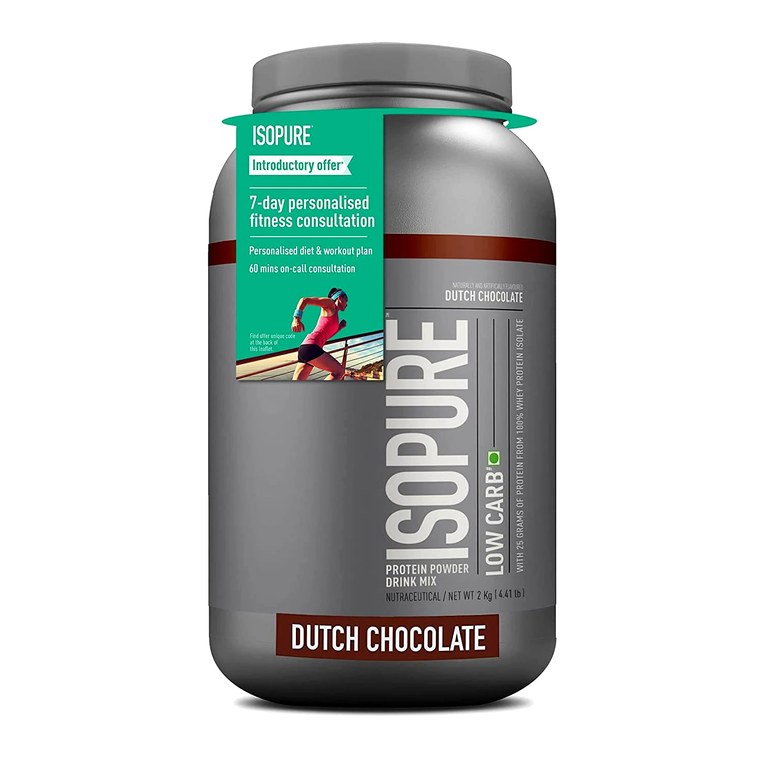 Nature's Best ISO PURE Whey Protein (Flavour - DUTCH CHOCOLATE) by Total Sporting And Fitness Solutions Pvt Ltd