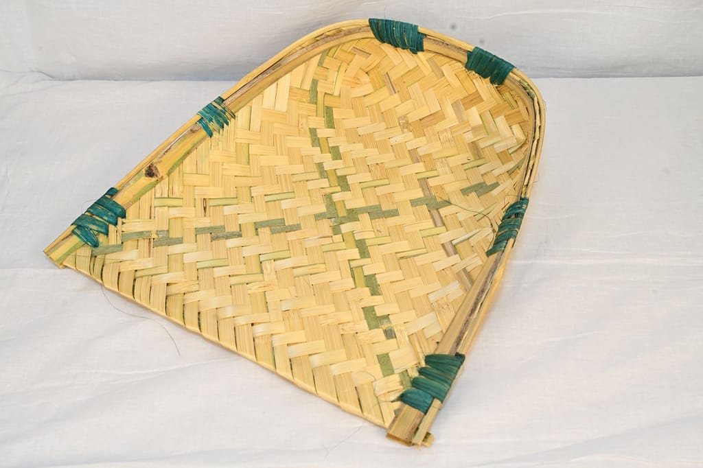 Handwoven Bamboo Winnowing Fan view 2