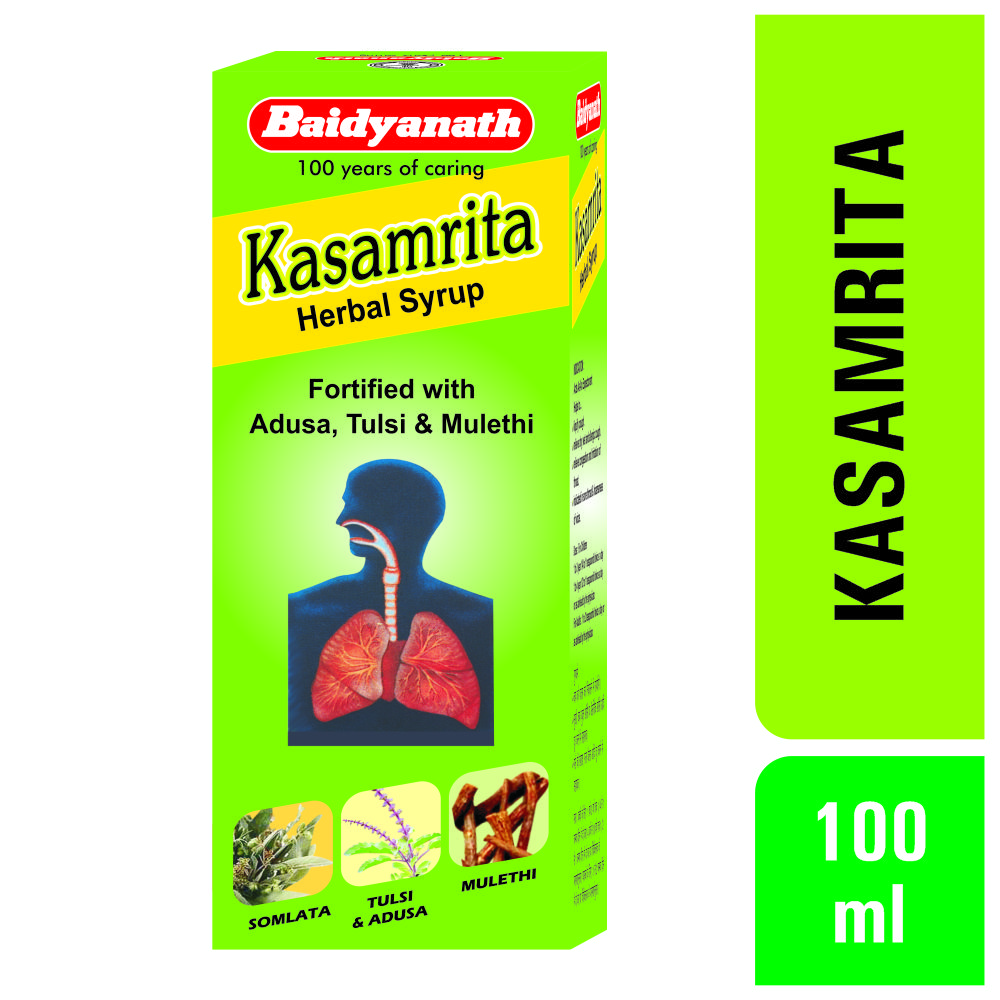 Baidyanath Kasamrita Herbal Syrup 100 Ml