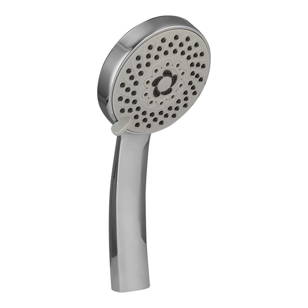 Orvos Hand shower multi-function, 4x4 inches, HydroBloom, Chrome plated with high grade Korean ABS material from LG, with 1.7 meter flexible shower hose and wall hook, for high end luxury bathrooms view 2