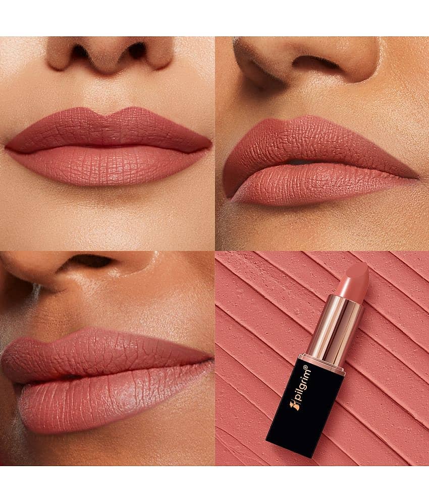 Pilgrim Matte Bullet Lipstick Intense Colour Coco Caress-06 ,4.2g view 2