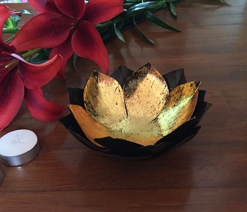 Lotus Candle Holder view 2