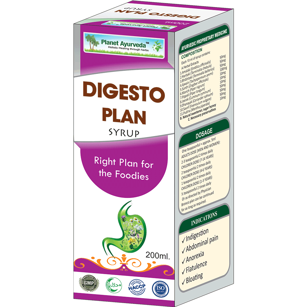 Planet Ayurveda Digesto Plan Syrup 200 ml [Pack of 3] - The Right Plan for the Foodies view 2