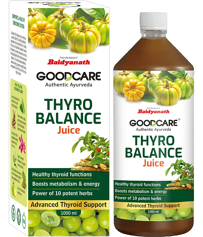 Goodcare Thyro Balance Juice 1000ml, Ayurvedic Thyroid Support, Boosts Metabolism, Balances Hormones, Supports Detox and Immunity