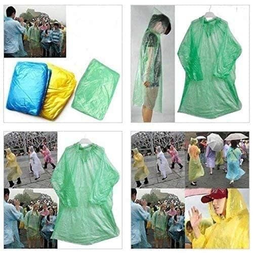 Store 4 Hope Rain Poncho (Multicolor, Free Size) - Pack of 6 Multicolour view 2
