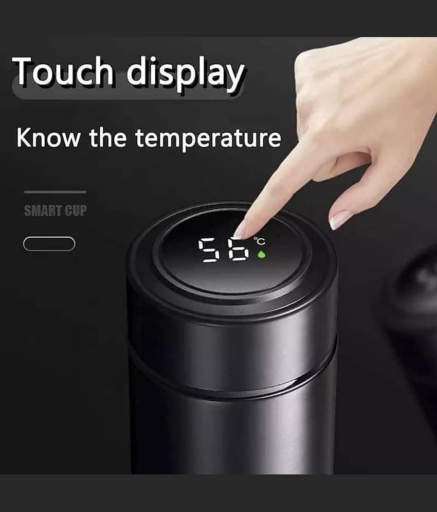 THRIFTKART TEMPERATURE BOTTLE Assorted Steel Water Bottle 500 mL ( Set of 1 ) view 2