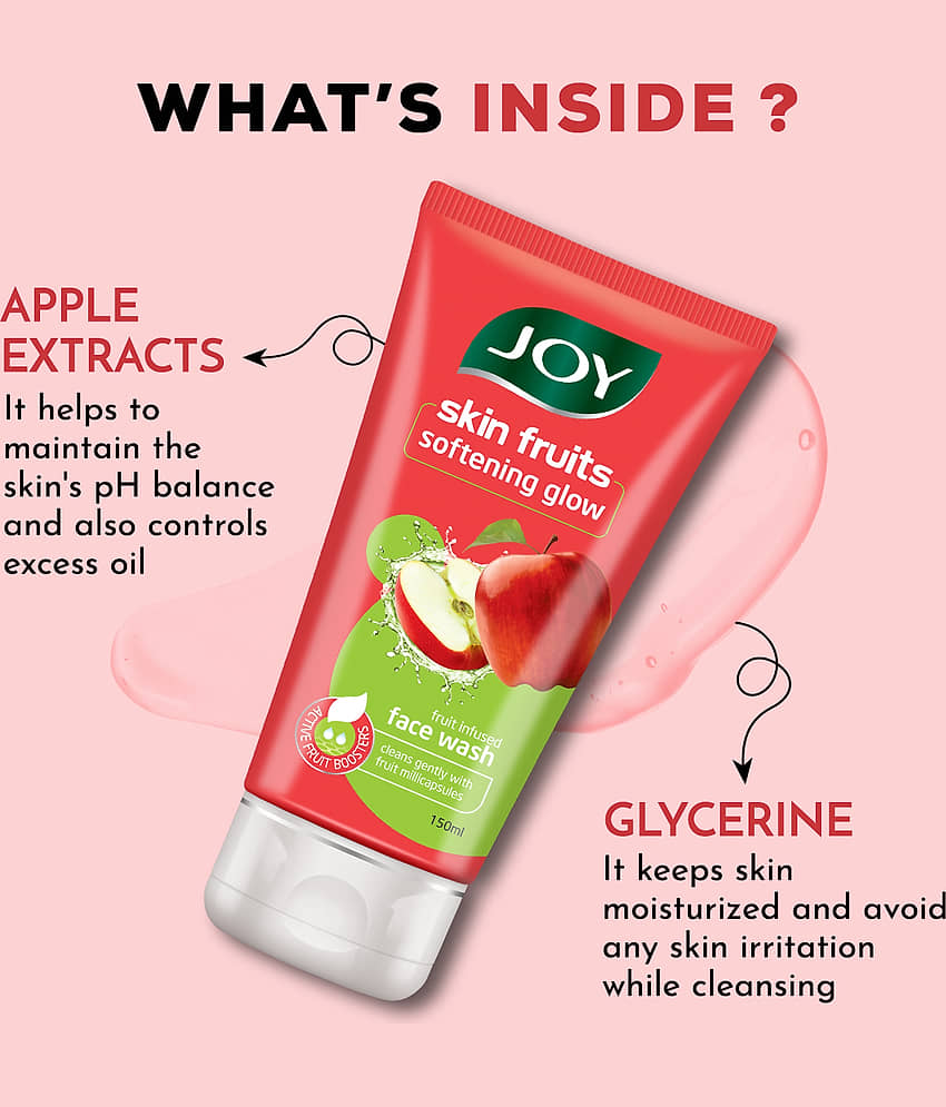 Joy Hydrating Aloe Vera Face Wash for Summers Controls Excess Oil & Removes Dirt 150ml (Pack of 1) view 2
