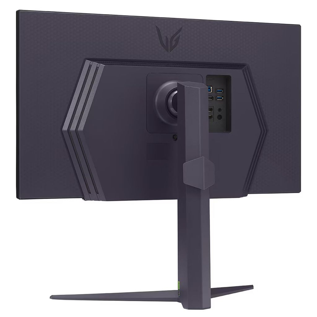 LG 27GS85Q Ultragear Gaming Monitor, 27", QHD, 2560 x 1440, Nano IPS, 1ms (GtG), 180Hz, NVIDIA G-SYNC Compatible, AMD FreeSync, HDR 400, Tilt/Height/Pivot Stand, HDMI, DP, HP Out, Black view 2