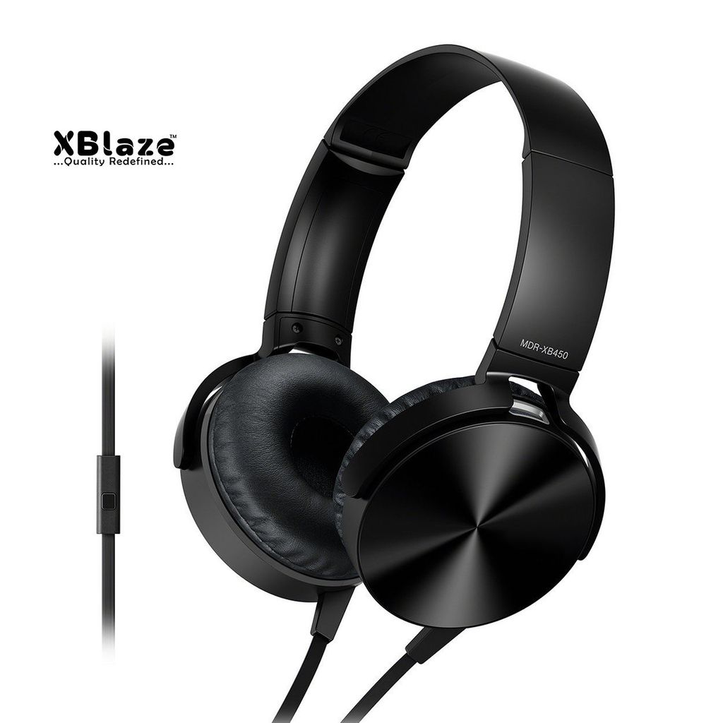 XBLAZE WIRED HEADPHONE MDR-XB450 AP-COLOUR WILL VARY view 2