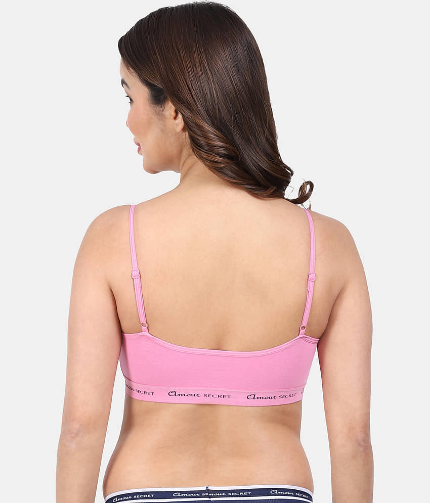 AMOUR SECRET Pack of 1 Cotton Blend Non Padded Teenage Bra For Women ( White ) view 2