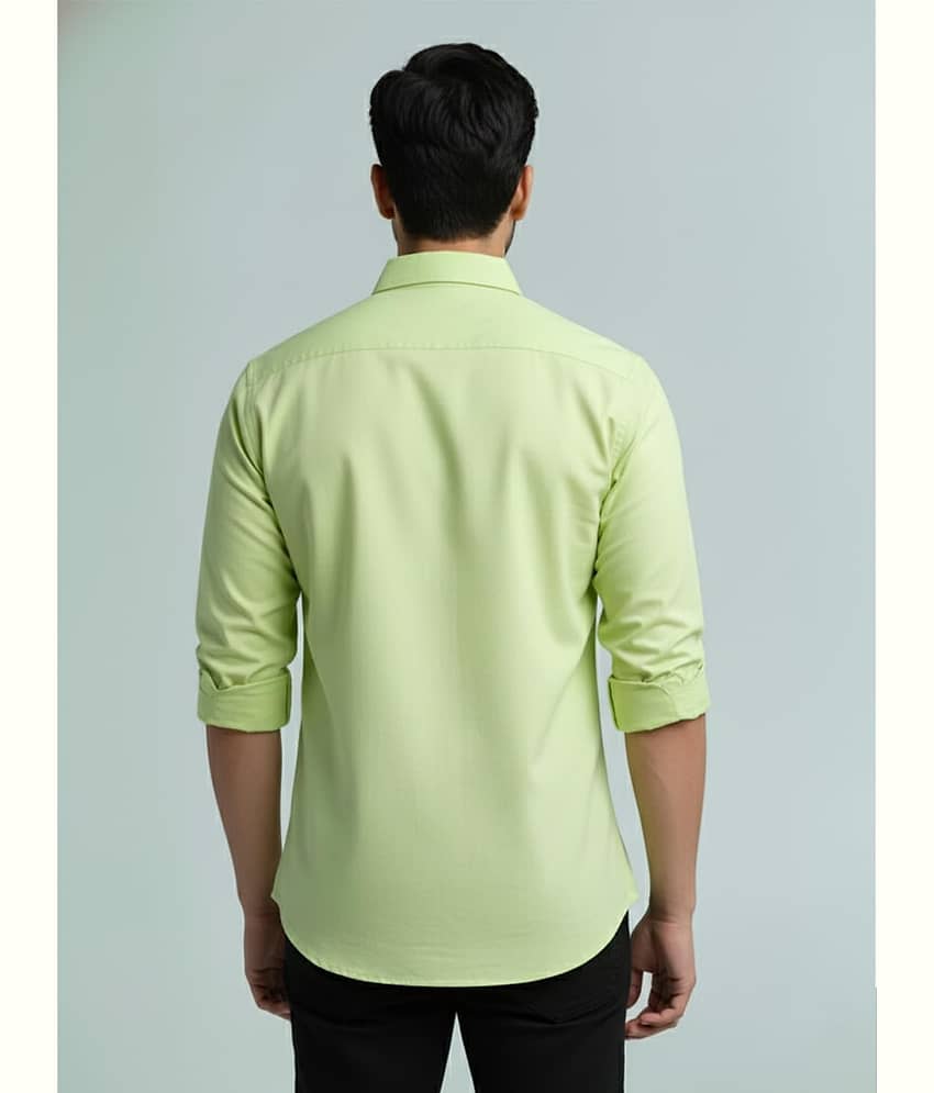 BHUVIKOO Cotton Blend Plain Shirt Style Kurta For Men ( Grey ) view 2