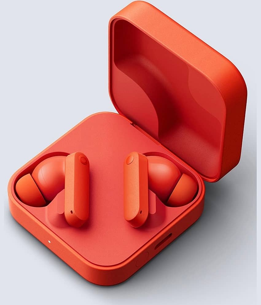 Life Like Bluetooth Earbuds With High Bass Sound In Ear TWS Orange view 2