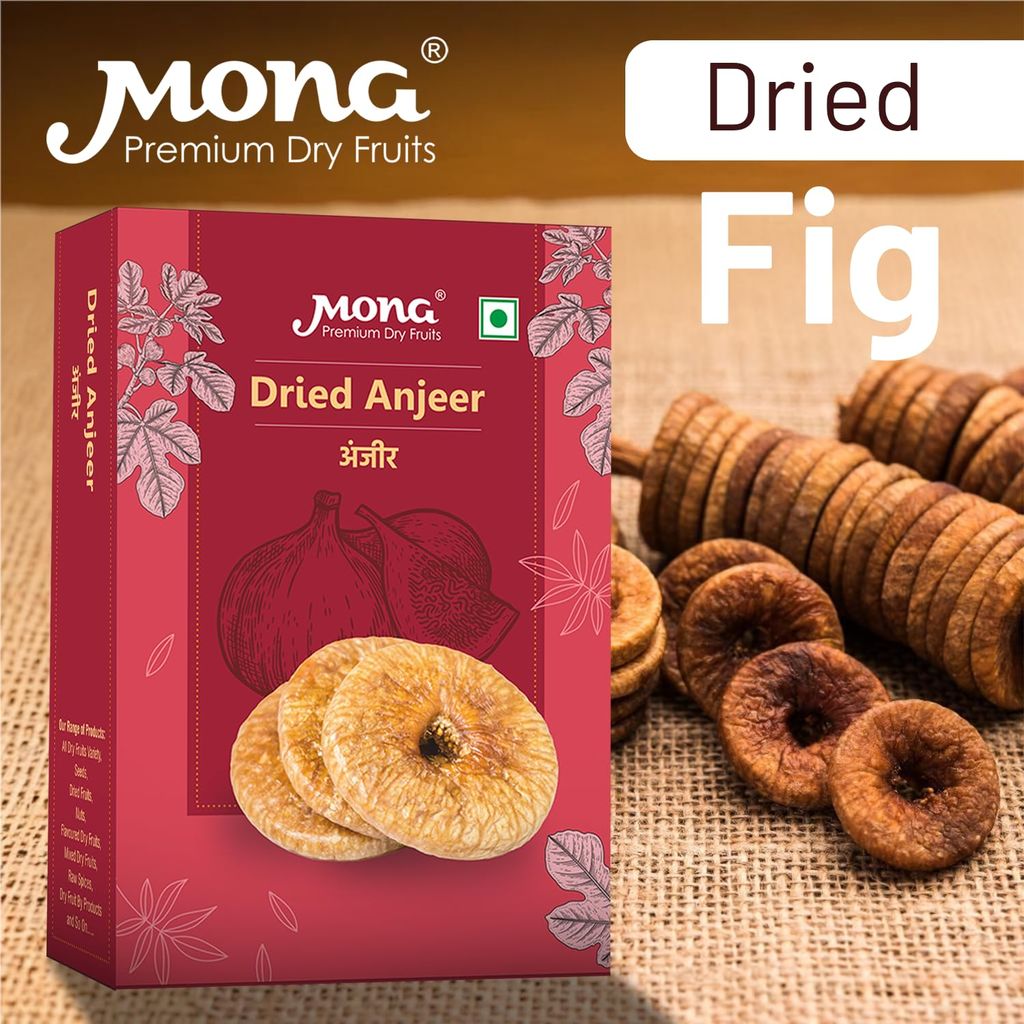 Mona Premium Dried Anjeer (Figs) – Natural, Healthy & Nutritious Dry Fruit Snack view 2