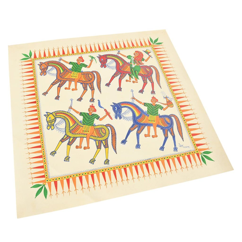 Garvi Gurjari (A Gujarat Govt Enterprise) Canvas Pithora Painting view 2