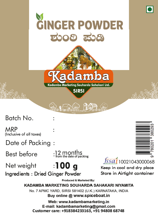 Ginger Powder, 100gm view 2