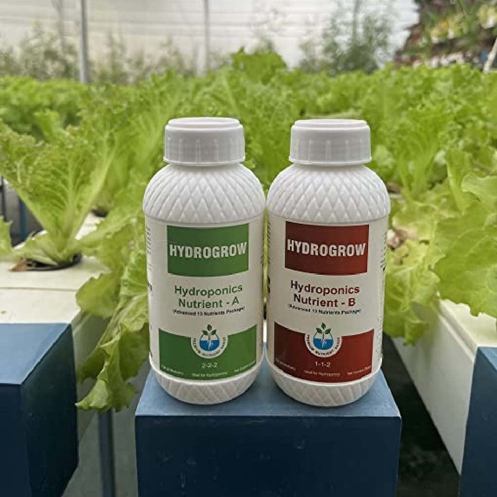 Garden Genie Hydroponic Nutrient A&B Liquid - 500 Ml | Npk, Macro & Micro Nutrients For Plants | Balanced Plant Nutrition, Ideal for Vertical Farming | 50 Liter Nutrient Solution, Liquid view 2