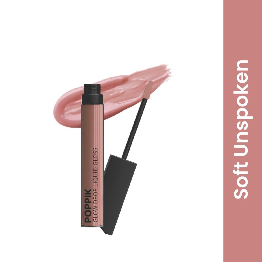POPPIK Liquid Gloss Lipstick for Women | High Shine, Non Sticky, Moisturizing Lip Color | Smooth Glossy Finish | Party & Everyday Wear Lip Gloss, Ideal for Wedding, Casual Outings, Gifting, 2ML view 2