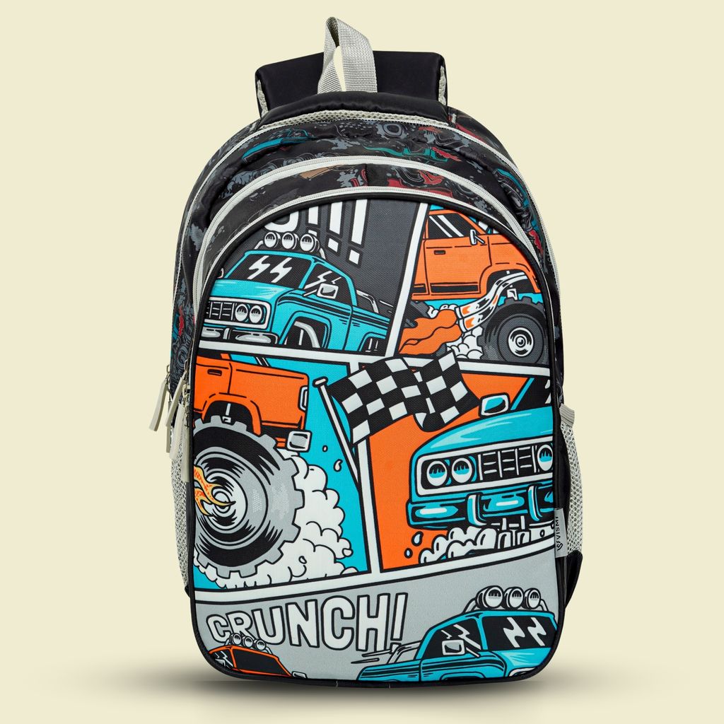 VISMIINTREND School Backpack Bags for Kids | School Bags | Water Resistant | Casual | Picnic | Travel | 5 to 10 Years School Backpack | Bag for Boys | Girls view 2