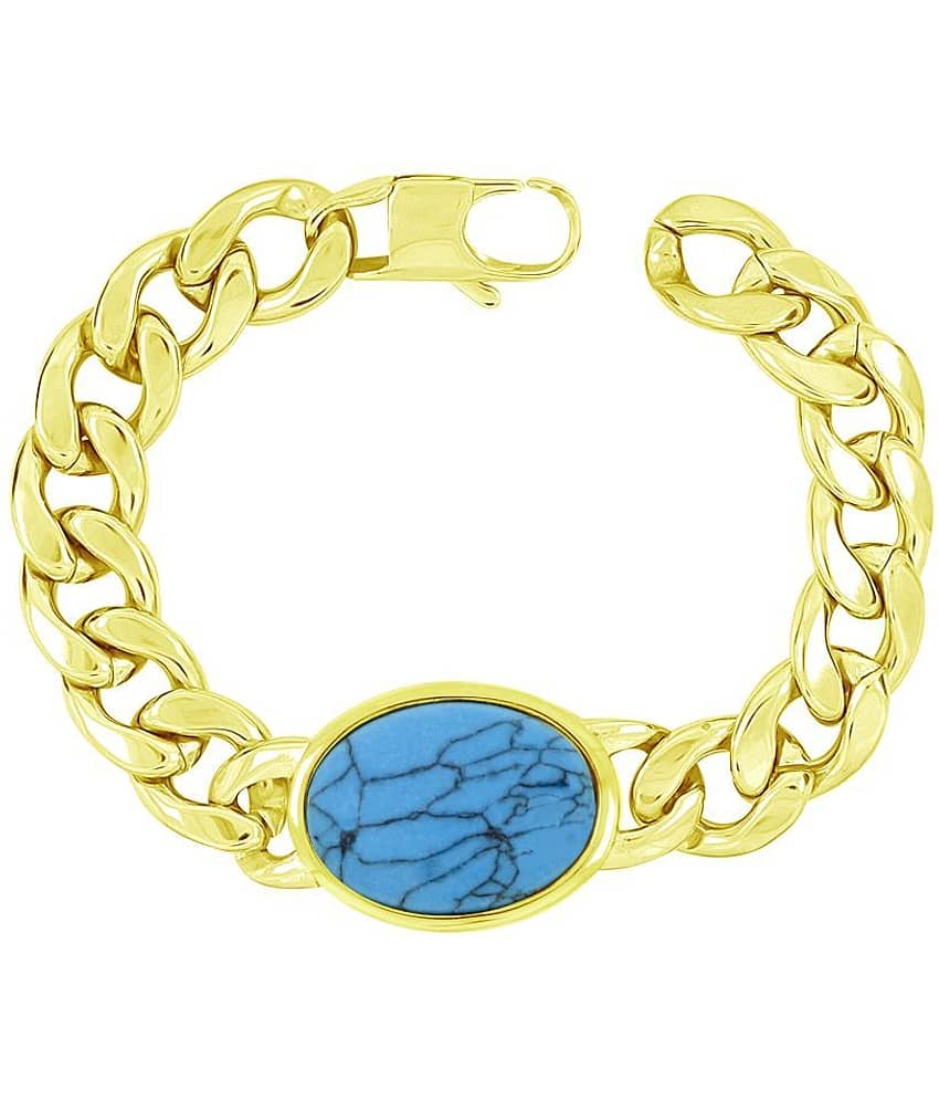 The Jewelbox Gold Stainless Steel Bracelets view 2