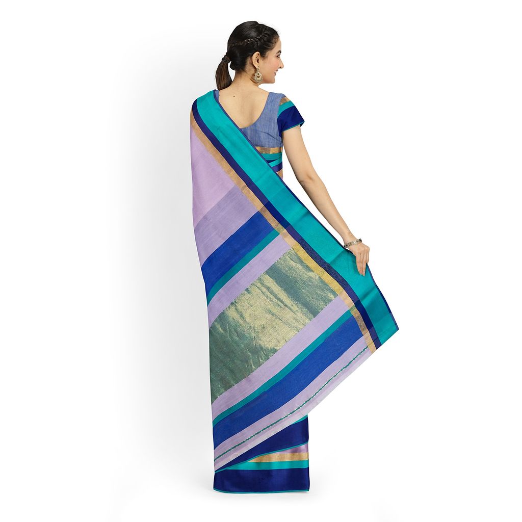 Ganga Jamna Border Saree view 2