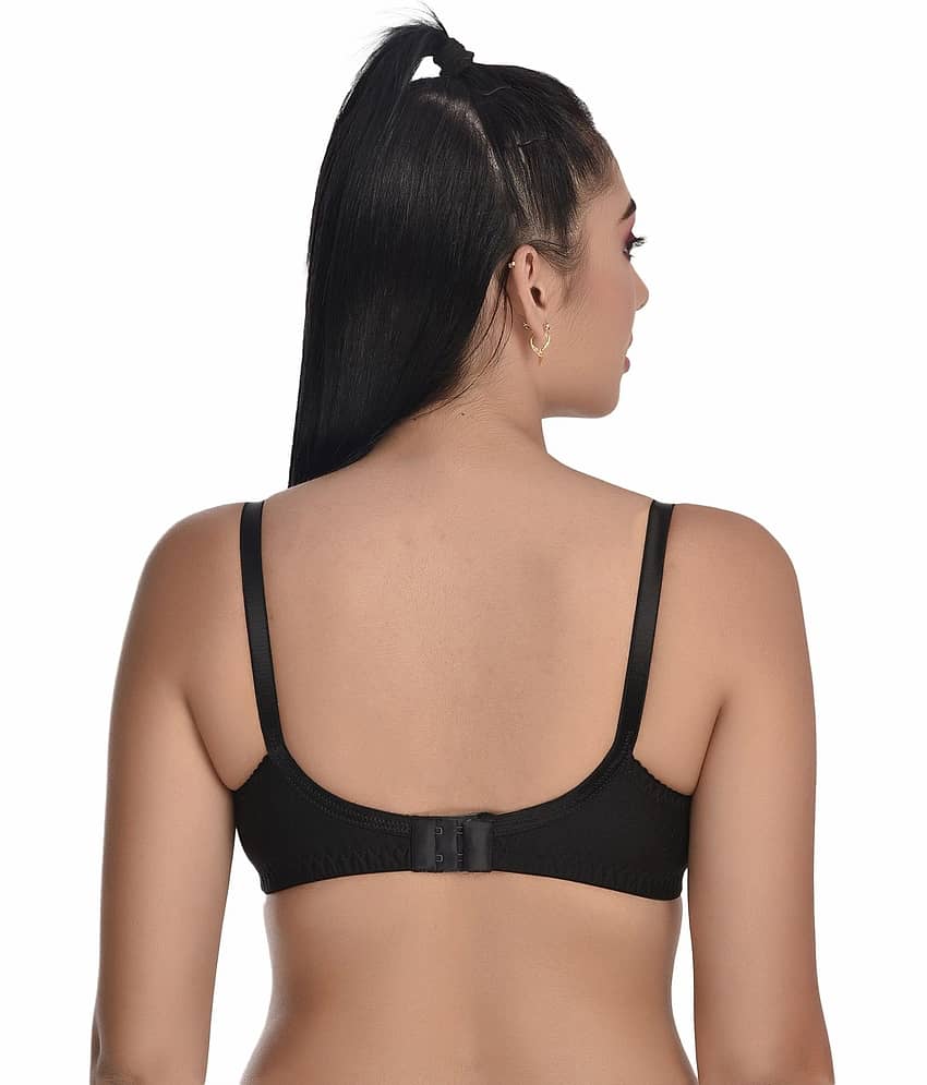 LadySoft Pack of 6 Cotton Blend Non Padded Everyday Bra For Women ( Multicolor ) view 2