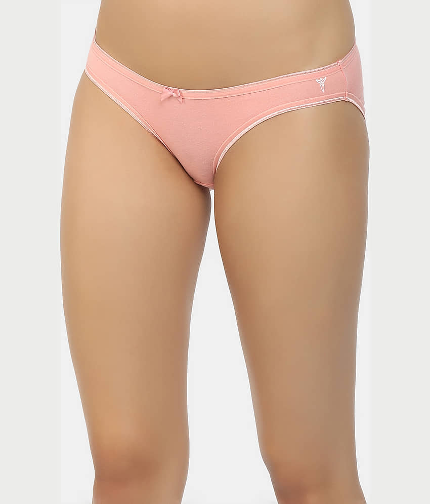 shyygl Pack of 3 Cotton Solid Women's Bikini ( Multicolor ) Women's panties view 2