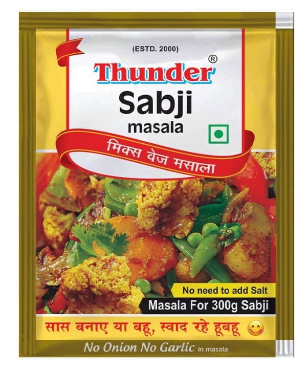 Thunder Sabji Masala 12g ( Pack of 12 )