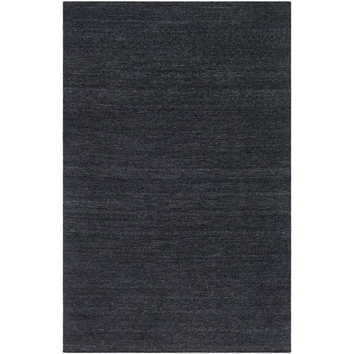 Hand-Woven Acacia Black Recycled Pet Yarn Rug view 2