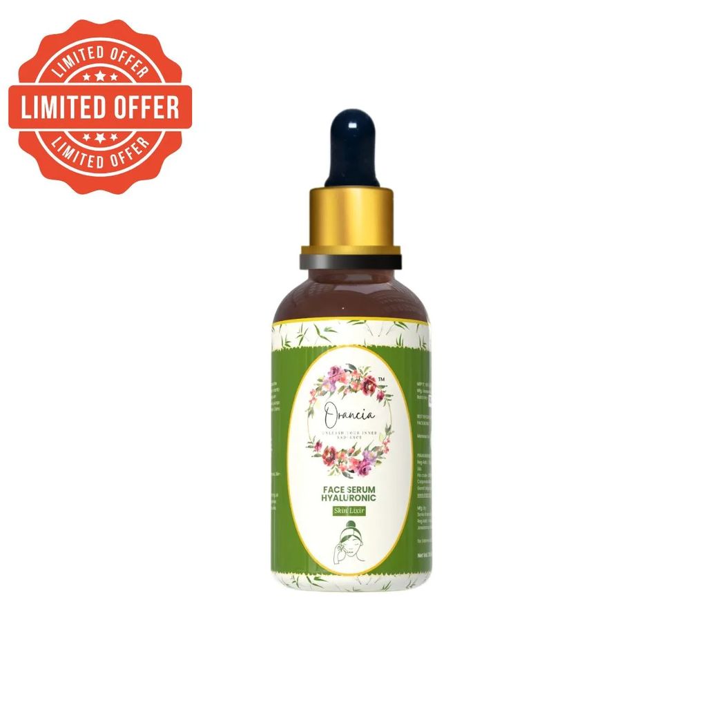 Orancia Face Serum for Intense Hydration, Glowing Skin & Fine Lines | Daily Hydrating Face Serum For Women & Men with Dry, Normal & Oily Skin | 30 ml