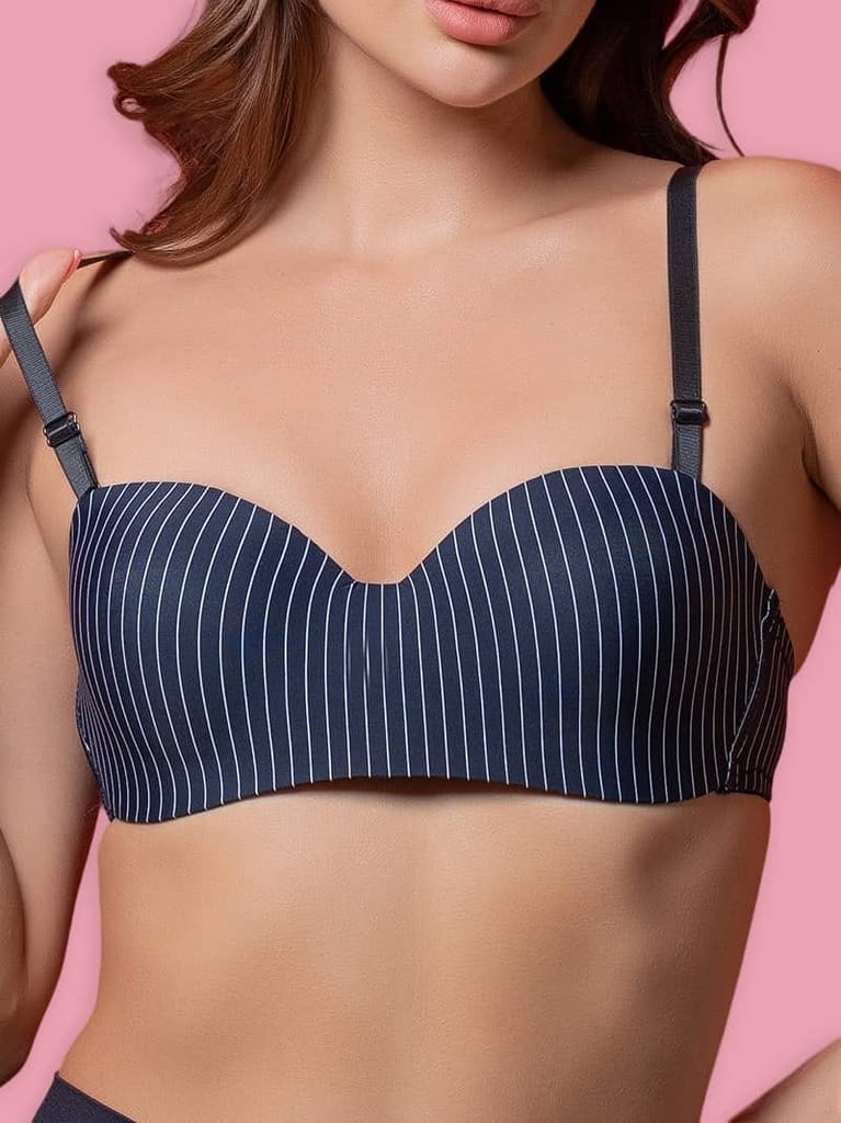 Peppy Lightly Padded Underwired Demi Cup Bra view 2