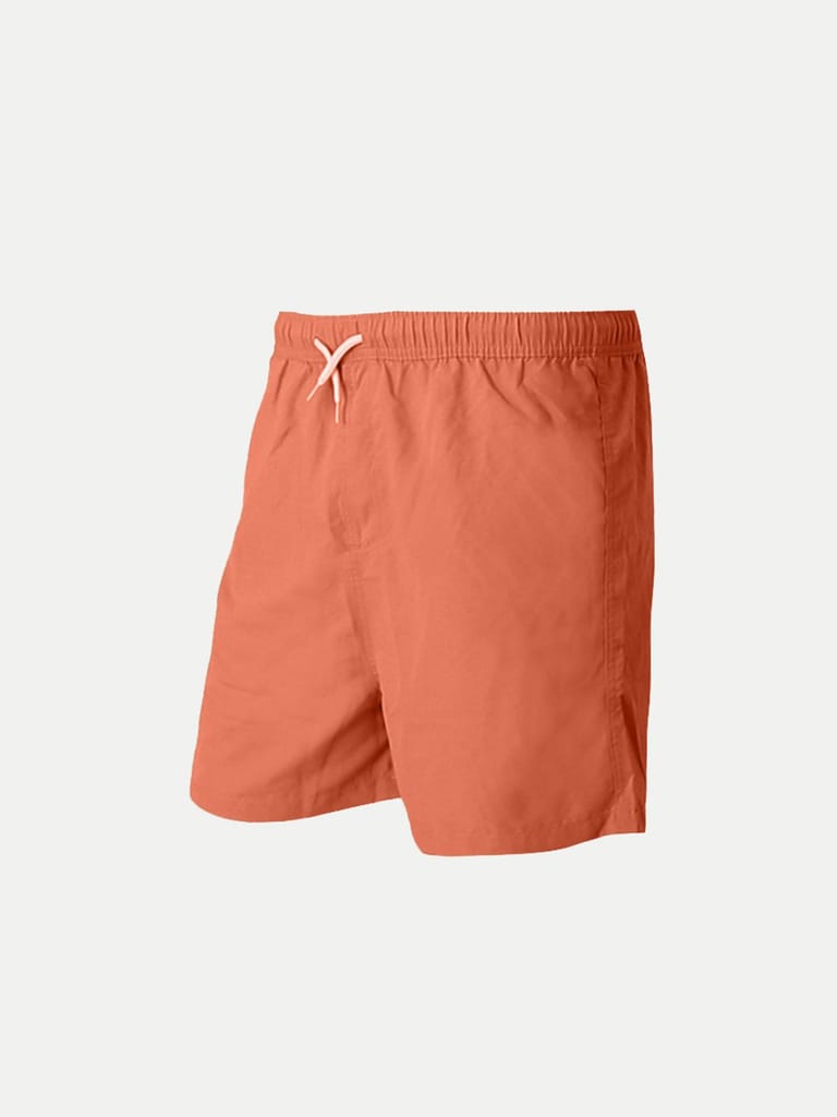 Teen Boys Orange Casual Shorts view 2