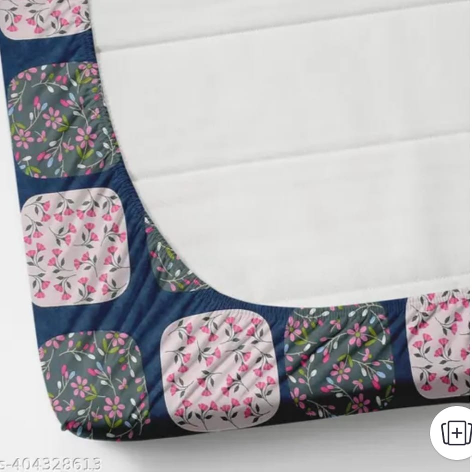 Homdazal Microfibre Abstract Queen Size Multi Color - Multi, Size - Queen view 2